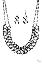 Load image into Gallery viewer, pittmanbling-and-jewelry-inc-presentsstreet-meet-and-greet-black-necklace-paparazzi-accessories