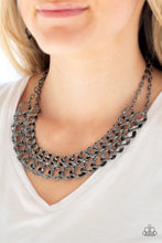 Load image into Gallery viewer, Paparazzi Accessories ⚘ Street Meet and Greet - Black Necklace⚘ Flat Rate Ship $4.50 ⚘