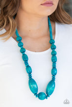 Load image into Gallery viewer, Paparazzi Accessories ⚘ Summer Breezin - Blue Necklace⚘ Flat Rate Ship $4.50 ⚘