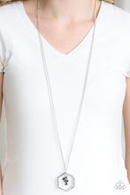 Load image into Gallery viewer, Paparazzi Accessories ⚘ Chicly Geocentric - Blue Necklace⚘ Flat Rate Ship $4.50 ⚘