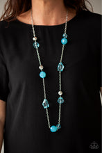 Load image into Gallery viewer, Paparazzi Accessories ⚘ Royal Roller - Blue Necklace⚘ Flat Rate Ship $4.50 ⚘