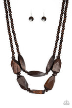 Load image into Gallery viewer, pittmanbling-and-jewelry-inc-presentstropical-heat-wave-brown-necklace-paparazzi-accessories