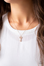 Load image into Gallery viewer, Paparazzi Accessories ⚘ Lock Up Your Valuables - Rose Gold Necklace⚘ Flat Rate Ship $4.50 ⚘
