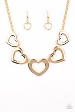 Load image into Gallery viewer, pittmanbling-and-jewelry-inc-presentshearty-hearts-gold-necklace-paparazzi-accessories