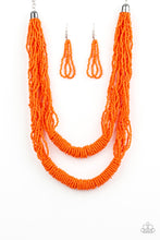 Load image into Gallery viewer, pittmanbling-and-jewelry-inc-presentsright-as-rainforest-orange-necklace-paparazzi-accessories