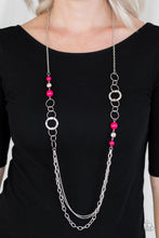 Load image into Gallery viewer, Paparazzi Accessories ⚘ Modern Motley - Pink Necklace⚘ Flat Rate Ship $4.50 ⚘