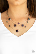 Load image into Gallery viewer, Paparazzi Accessories ⚘ SHEER Thing! - Purple Necklace⚘ Flat Rate Ship $4.50 ⚘