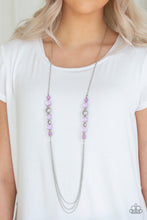 Load image into Gallery viewer, Paparazzi Accessories ⚘ Native New Yorker - Purple Necklace⚘ Flat Rate Ship $4.50 ⚘
