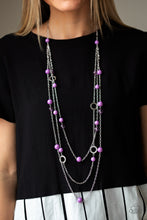 Load image into Gallery viewer, Paparazzi Accessories ⚘ Brilliant Bliss - Purple Necklace⚘ Flat Rate Ship $4.50 ⚘