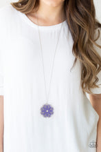 Load image into Gallery viewer, Paparazzi Accessories ⚘ Spin Your PINWHEELS - Purple Necklace⚘ Flat Rate Ship $4.50 ⚘