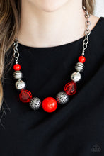 Load image into Gallery viewer, Paparazzi Accessories ⚘ Sugar, Sugar - Red Necklace⚘ Flat Rate Ship $4.50 ⚘