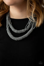 Load image into Gallery viewer, Paparazzi Accessories ⚘ Right As RAINFOREST - Silver Necklace⚘ Flat Rate Ship $4.50 ⚘