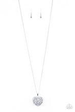 Load image into Gallery viewer, pittmanbling-and-jewelry-inc-presentslove-is-all-around-silver-necklace-paparazzi-accessories