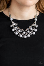 Load image into Gallery viewer, Paparazzi Accessories ⚘ Seaside Soiree - Silver Necklace⚘ Flat Rate Ship $4.50 ⚘