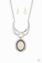 Load image into Gallery viewer, pittmanbling-and-jewelry-inc-presentsdivide-and-ruler-white-necklace-paparazzi-accessories