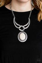 Load image into Gallery viewer, Paparazzi Accessories ⚘ Divide and RULER - White Necklace⚘ Flat Rate Ship $4.50 ⚘
