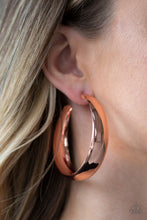 Load image into Gallery viewer, Paparazzi Accessories ⚘ Gypsy Goals - Copper Earrings⚘ Flat Rate Ship $4.50 ⚘