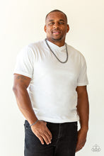 Load image into Gallery viewer, Paparazzi Accessories ⚘ Big Win - Black Mens Necklace⚘ Flat Rate Ship $4.50 ⚘