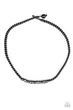 Load image into Gallery viewer, brought-to-you-by-pbjincmetal-mechanics-black-mens necklace-paparazzi-accessories