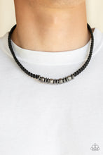 Load image into Gallery viewer, Paparazzi Accessories ❋Metal Mechanics - Black Mens Necklace❋ Flat Rate Ship $4.50❋