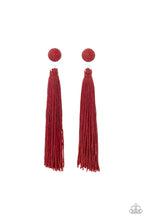Load image into Gallery viewer, pittmanbling-and-jewelry-inc-presentstightrope-tassel-red-paparazzi-accessories