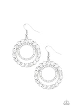 Load image into Gallery viewer, pittmanbling-and-jewelry-inc-presentsspotlight-shout-out-white-earrings-paparazzi-accessories
