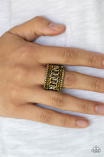 Load image into Gallery viewer, Paparazzi Accessories ⚘ Out For The Count - Brass Ring⚘ Flat Rate Ship $4.50 ⚘