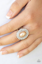 Load image into Gallery viewer, Paparazzi Accessories ⚘ Sprinkle On The Shimmer - Brown Ring⚘ Flat Rate Ship $4.50 ⚘