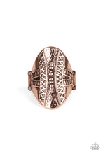 Load image into Gallery viewer, pittmanbling-and-jewelry-inc-presentsshields-up-copper-ring-paparazzi-accessories