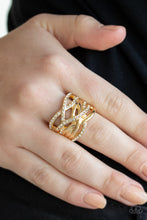 Load image into Gallery viewer, Paparazzi Accessories ⚘ High Rollin - Gold Ring⚘ Flat Rate Ship $4.50 ⚘