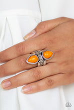 Load image into Gallery viewer, Paparazzi Accessories ⚘ New Age Leader - Orange Ring⚘ Flat Rate Ship $4.50 ⚘