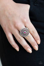 Load image into Gallery viewer, Paparazzi Accessories ⚘ Mandala Magnificence - Pink Ring⚘ Flat Rate Ship $4.50 ⚘