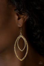 Load image into Gallery viewer, Paparazzi Accessories ⚘ High Maintenance - Brass Earrings⚘ Flat Rate Ship $4.50 ⚘