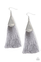 Load image into Gallery viewer, pittmanbling-and-jewelry-inc-presentsin-full-plume-silver-earrings-paparazzi-accessories