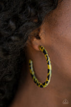 Load image into Gallery viewer, Paparazzi Accessories ⚘ HAUTE-Blooded - Yellow Earrings⚘ Flat Rate Ship $4.50 ⚘