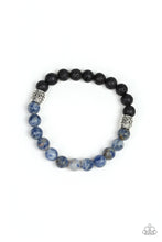 Load image into Gallery viewer, pittmanbling-and-jewelry-inc-presentstake-it-easy-blue-bracelet-paparazzi-accessories
