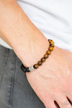 Load image into Gallery viewer, Paparazzi Accessories ⚘ Take It Easy - Brown Bracelet⚘ Flat Rate Ship $4.50 ⚘