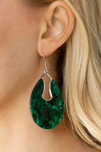 Load image into Gallery viewer, Paparazzi Accessories ⚘ Pool Hopper - Green Earrings⚘ Flat Rate Ship $4.50 ⚘