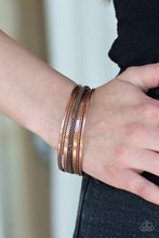 Load image into Gallery viewer, Paparazzi Accessories ⚘ The Big BANGLE - Copper Bracelet⚘ Flat Rate Ship $4.50 ⚘