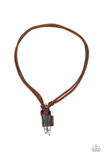 Load image into Gallery viewer, pittmanbling-and-jewelry-inc-presentsdodge-a-bullet-brown-mens necklace-paparazzi-accessories
