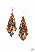 Load image into Gallery viewer, pittmanbling-and-jewelry-inc-presentsbodacious-bombshell-brown-earrings-paparazzi-accessories