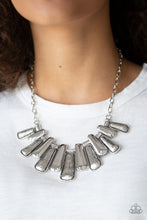 Load image into Gallery viewer, Paparazzi Accessories ⚘ MANE Up - Silver Necklace⚘ Flat Rate Ship $4.50 ⚘