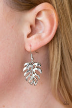 Load image into Gallery viewer, Paparazzi Accessories ❋Desert Palms - Silver Earrings❋ Flat Rate Ship $4.50❋