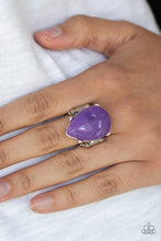 Load image into Gallery viewer, Paparazzi Accessories ⚘ Mojave Minerals - Purple Ring⚘ Flat Rate Ship $4.50 ⚘