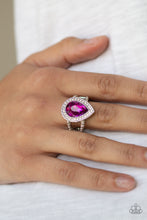 Load image into Gallery viewer, Paparazzi Accessories ⚘ Hollywood Heirloom - Pink Ring⚘ Flat Rate Ship $4.50 ⚘