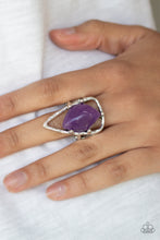 Load image into Gallery viewer, Paparazzi Accessories ⚘ Get The Point - Purple Ring⚘ Flat Rate Ship $4.50 ⚘
