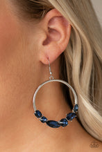 Load image into Gallery viewer, Paparazzi Accessories ⚘ Legendary Luminescence - Blue Earrings⚘ Flat Rate Ship $4.50 ⚘