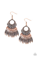 Load image into Gallery viewer, pittmanbling-and-jewelry-inc-presentscountry-chimes-copper-earrings-paparazzi-accessories
