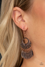 Load image into Gallery viewer, Paparazzi Accessories ⚘ Country Chimes - Copper Earrings⚘ Flat Rate Ship $4.50 ⚘