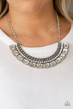 Load image into Gallery viewer, Paparazzi Accessories ⚘ Killer Knockout - White Necklace⚘ Flat Rate Ship $4.50 ⚘